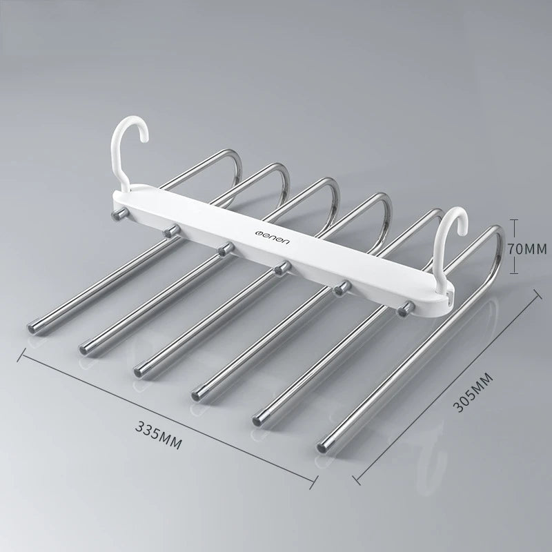6-in-1 Adjustable Pants and Tie Organizer