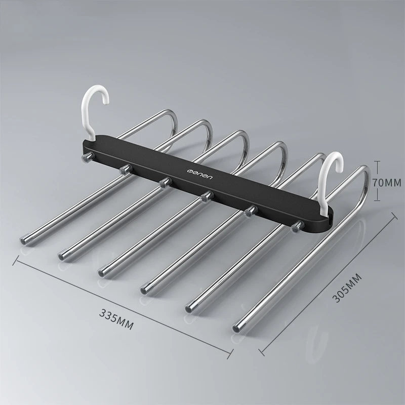 6-in-1 Adjustable Pants and Tie Organizer