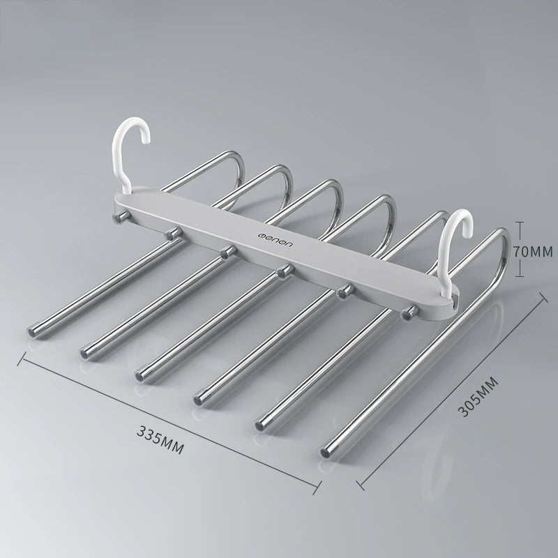 6-in-1 Adjustable Pants and Tie Organizer