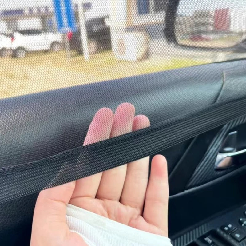 Car Mosquito Net Sunshade for Heat Insulation and UV Protection