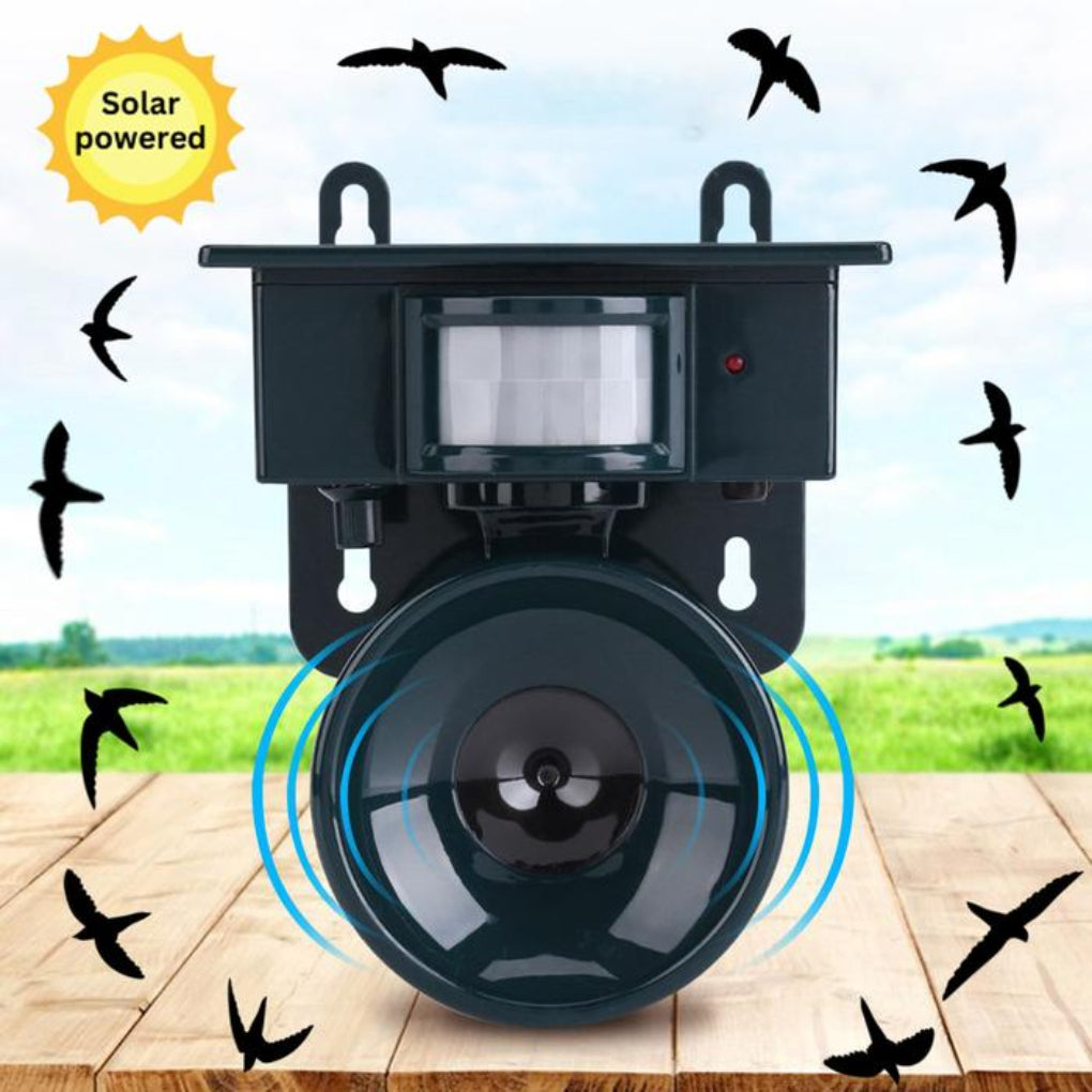 Weatherproof Solar Bird Repeller with PIR Motion Sensor