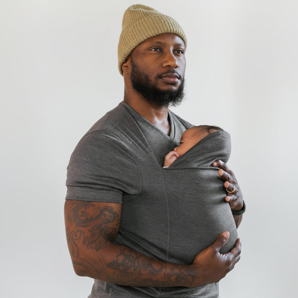 Cotton Babywearing T-Shirt with Nursing Pouch