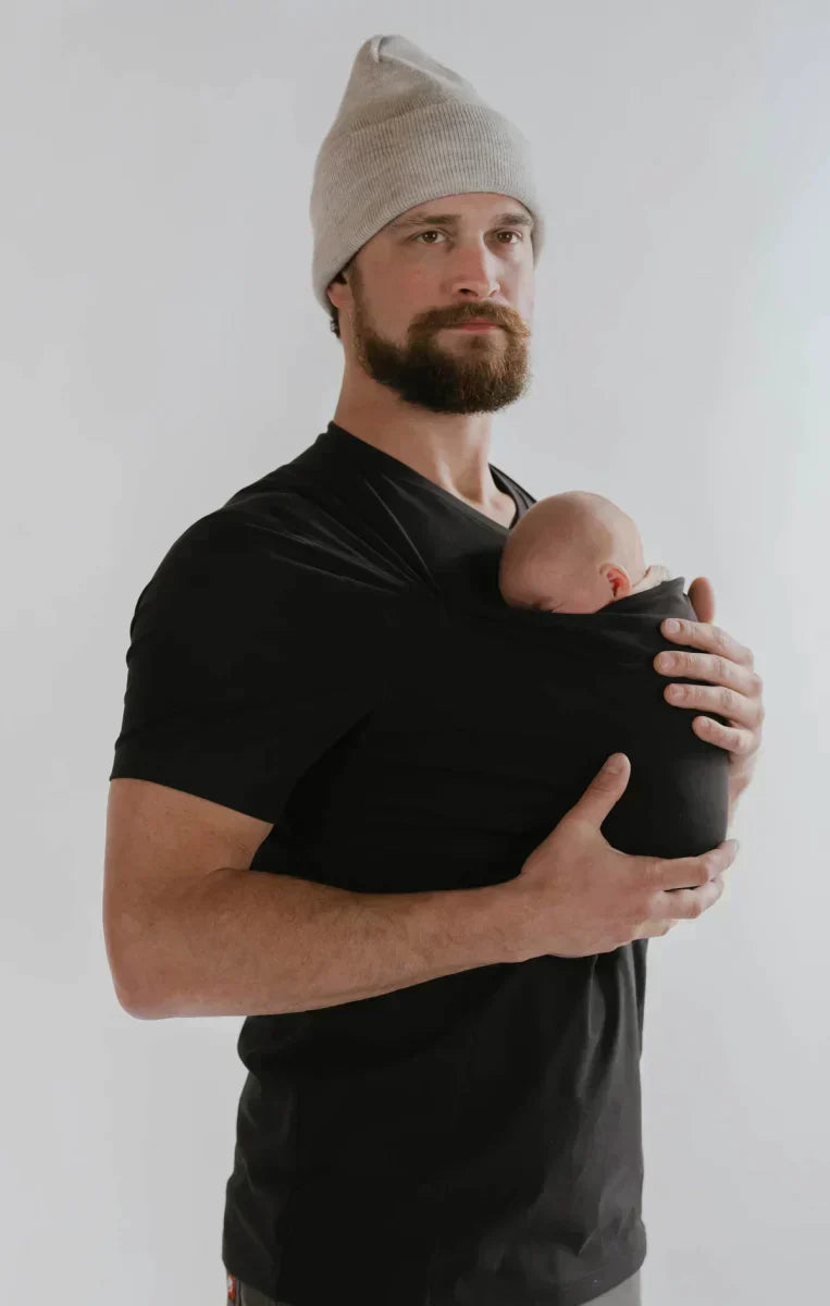 Ergonomic Cotton Baby Carrier Shirt for Hands-Free Comfort