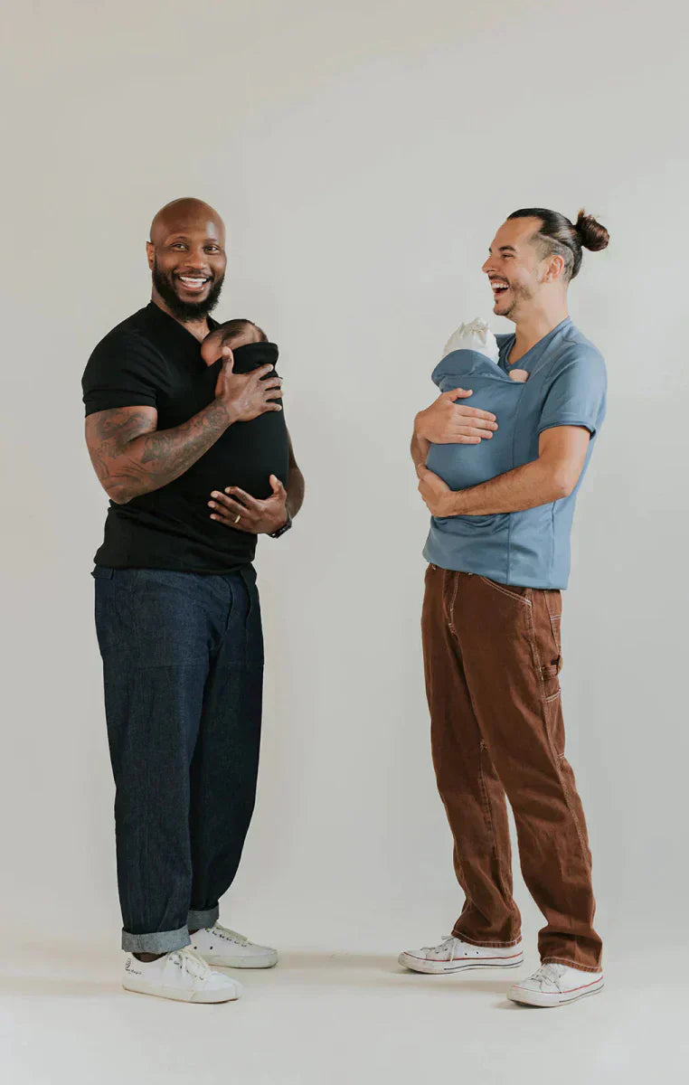 Ergonomic Cotton Baby Carrier Shirt for Hands-Free Comfort