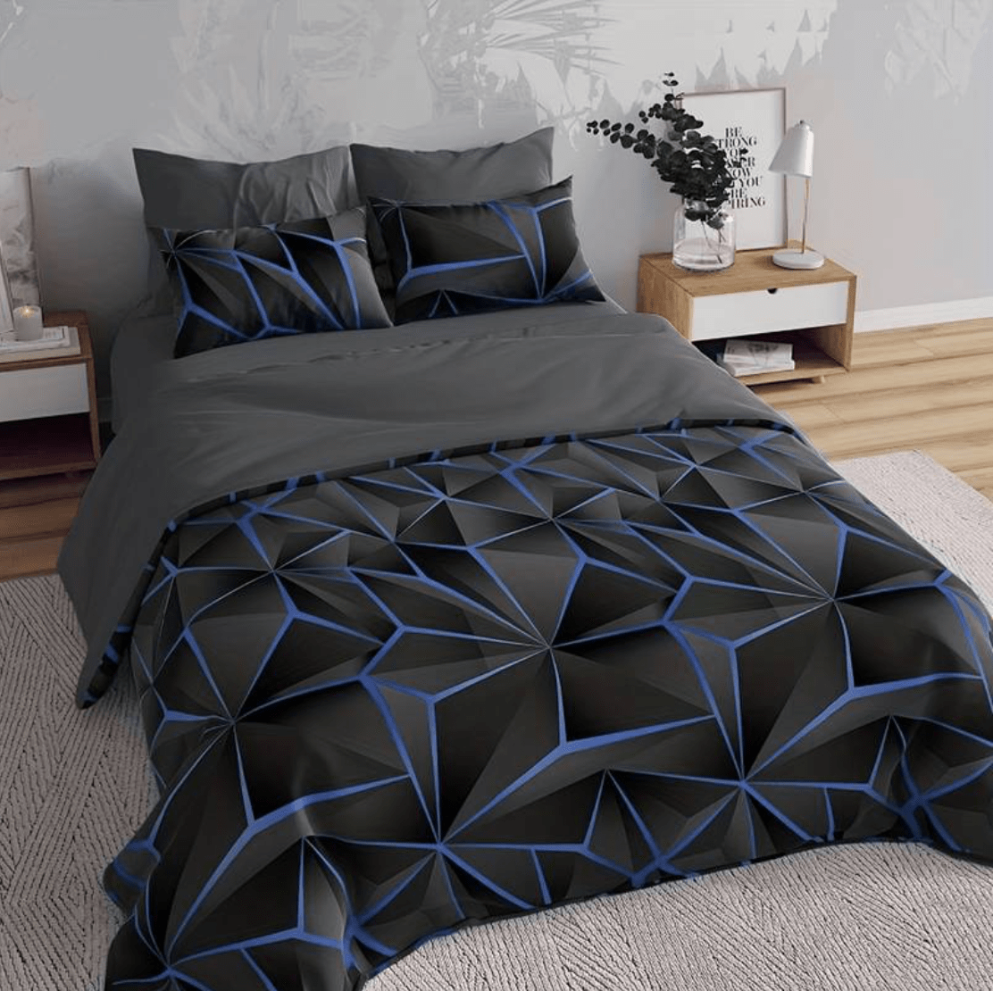 Microfiber Duvet Cover Set with Pillowcases - Hotel Style