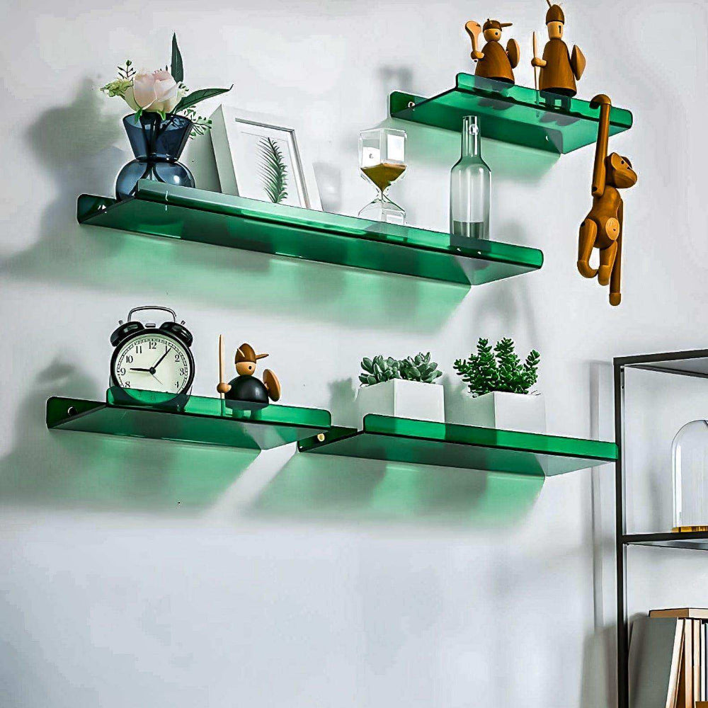 Acrylic Floating Wall Shelf - Minimalist Storage Display