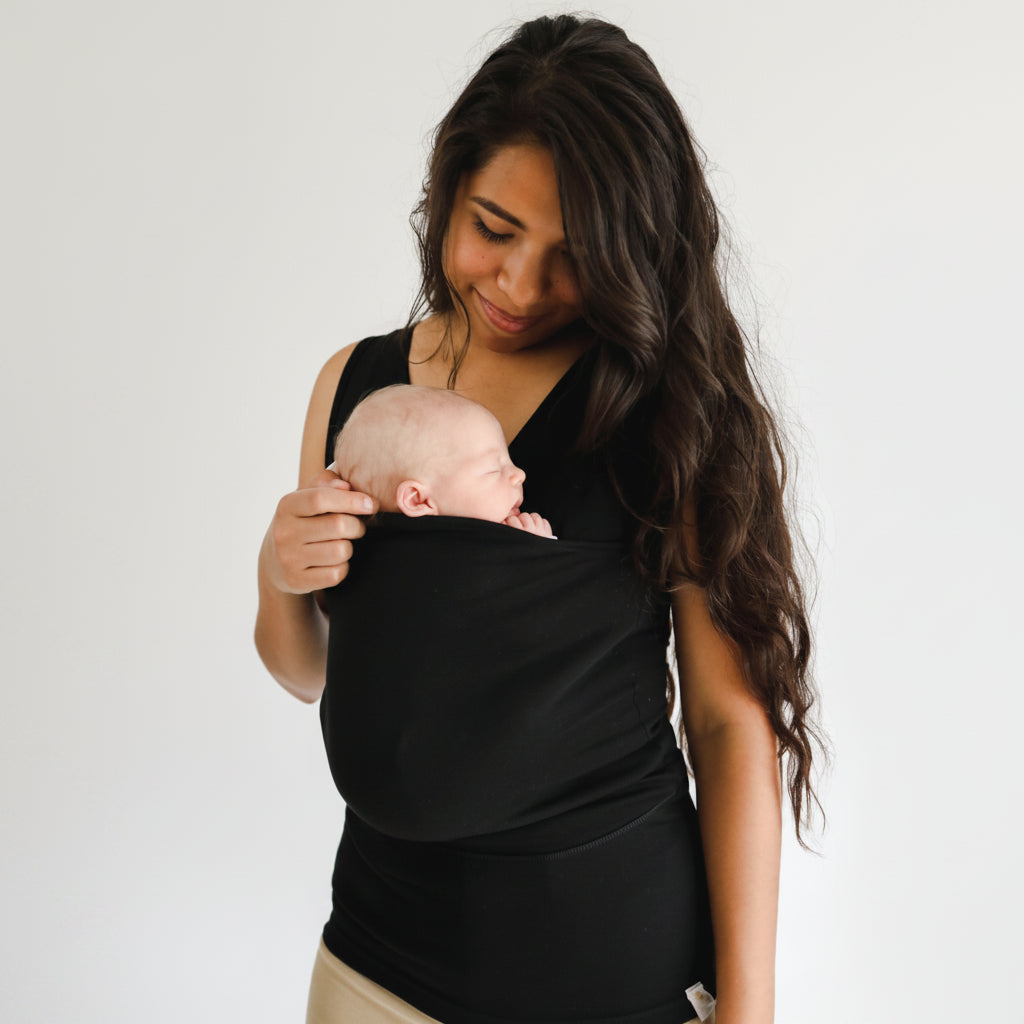 Cotton Babywearing T-Shirt with Nursing Pouch