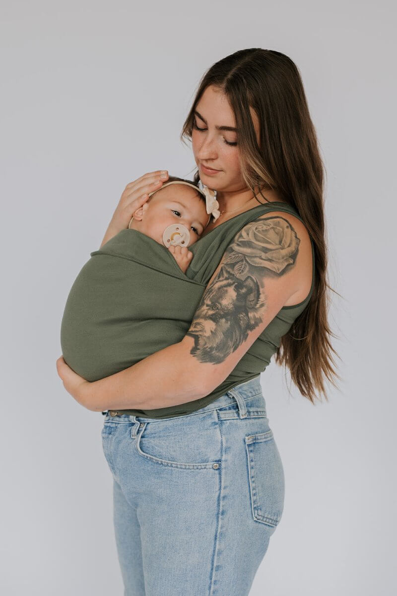 Ergonomic Cotton Baby Carrier Shirt for Hands-Free Comfort