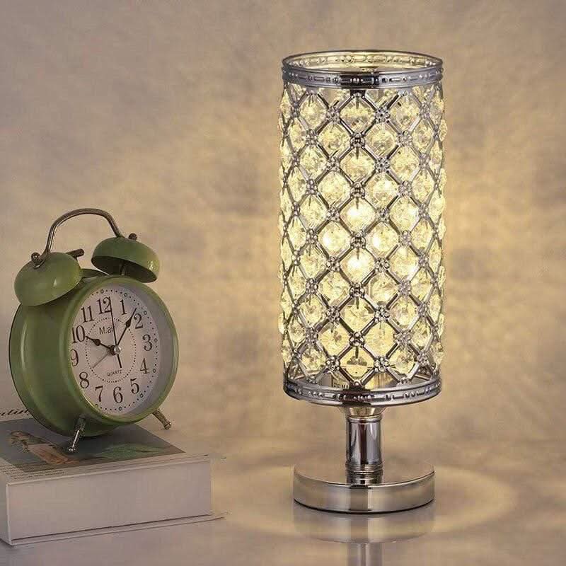 Modern LED Table Lamp with Touch Control and Frosted Glass Shade