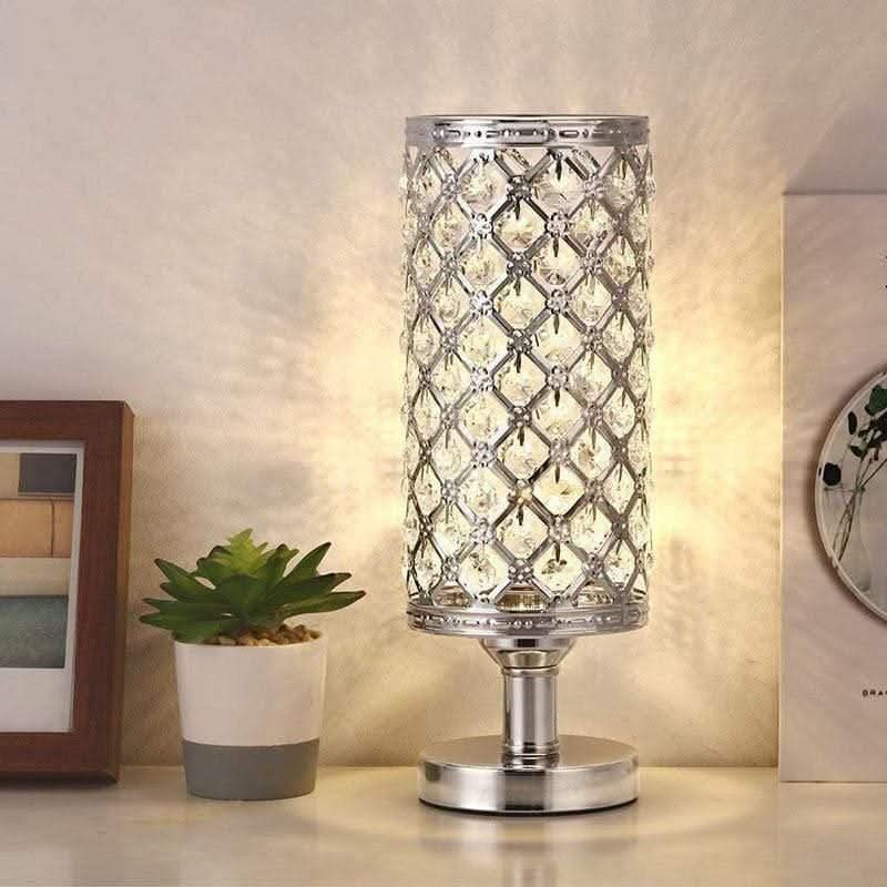 Modern LED Table Lamp with Touch Control and Frosted Glass Shade