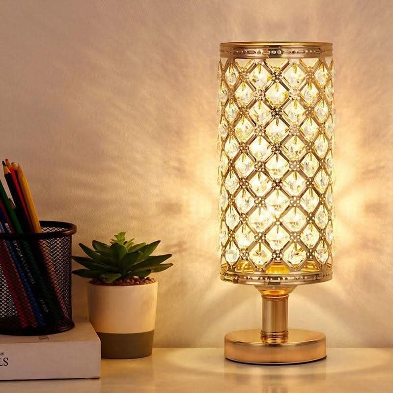 Modern LED Table Lamp with Touch Control and Frosted Glass Shade