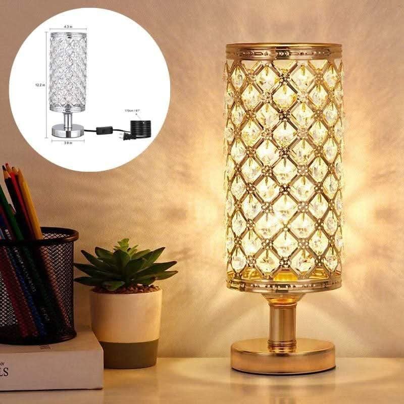 Modern LED Table Lamp with Touch Control and Frosted Glass Shade