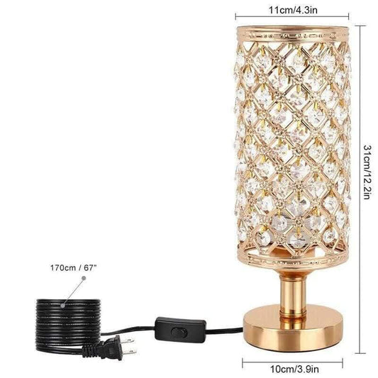 Modern LED Table Lamp with Touch Control and Frosted Glass Shade