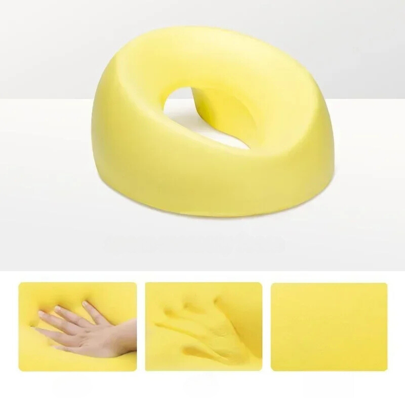 Ergonomic Memory Foam Facial Pillow for Beauty Treatments