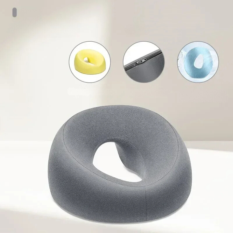 Ergonomic Memory Foam Facial Pillow for Beauty Treatments
