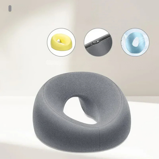 Ergonomic Memory Foam Facial Pillow for Beauty Treatments