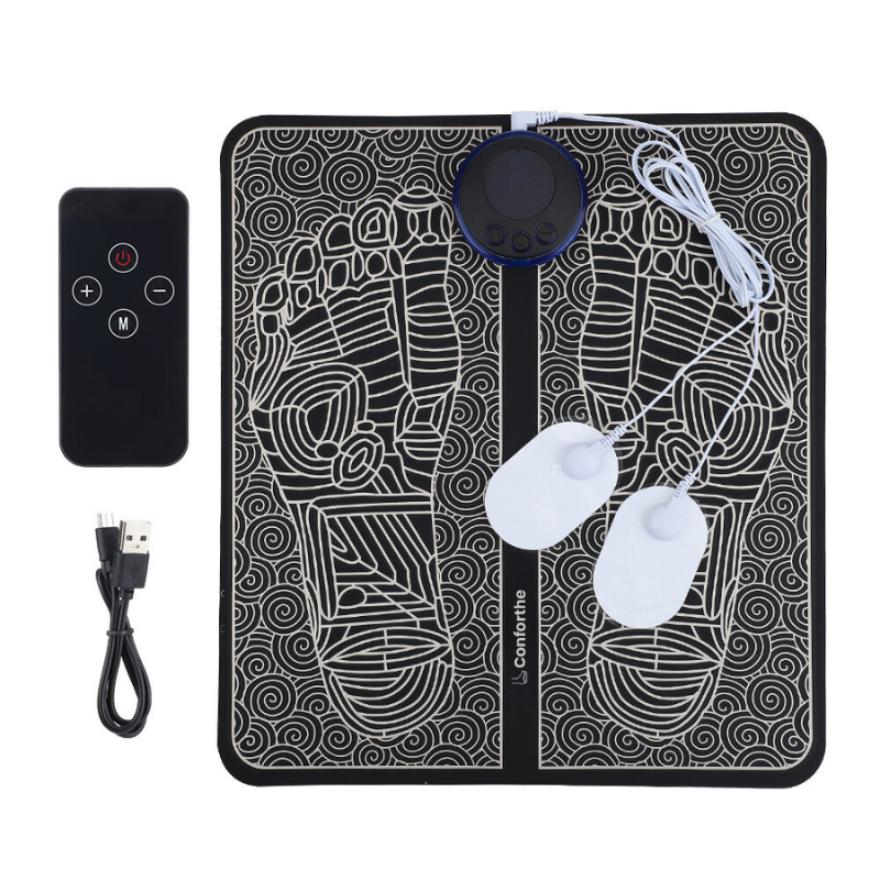 Electric Foot Massager with Adjustable Intensity for Pain Relief and Improved Circulation