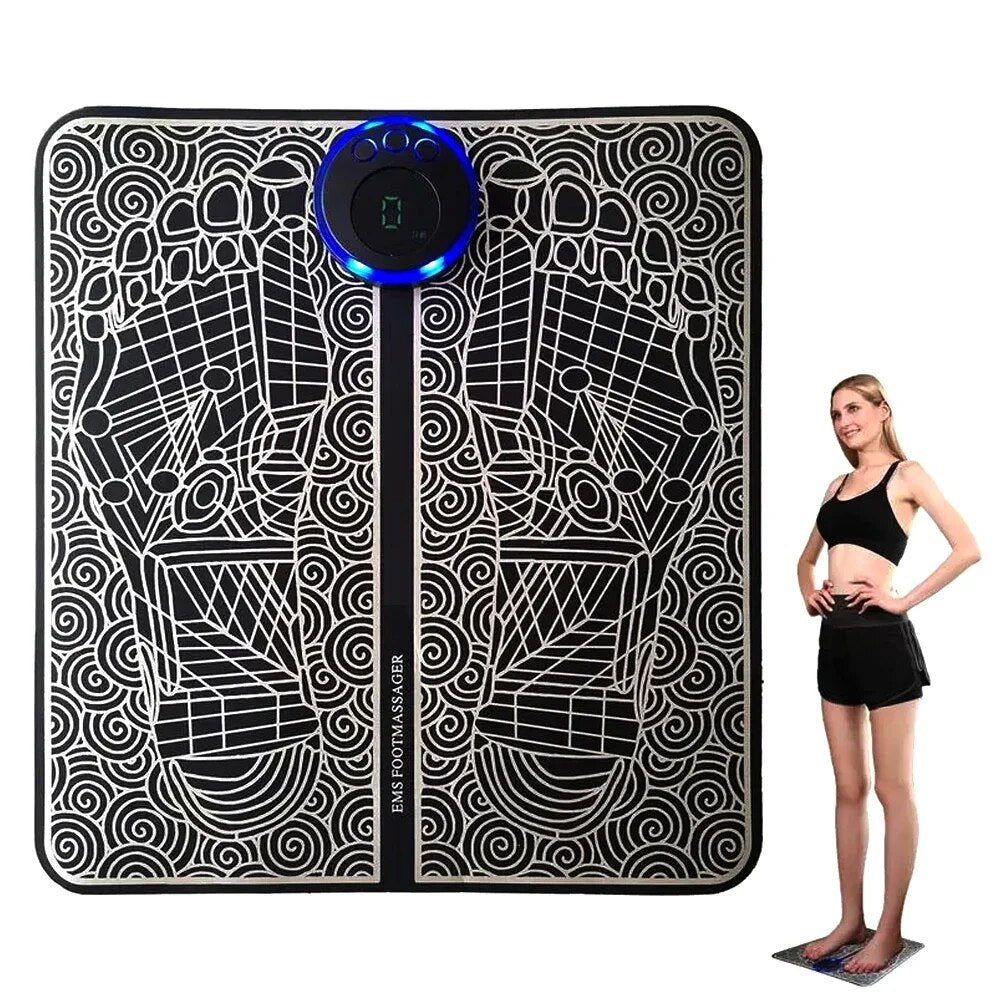Electric Foot Massager with Adjustable Intensity for Pain Relief and Improved Circulation