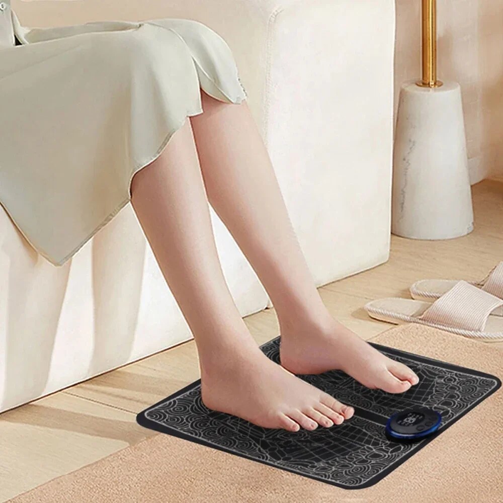 Electric Foot Massager with Adjustable Intensity for Pain Relief and Improved Circulation