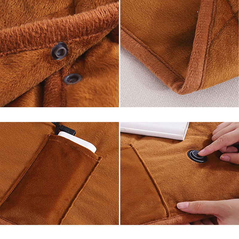 Portable USB Heating Blanket with Adjustable Heat Settings