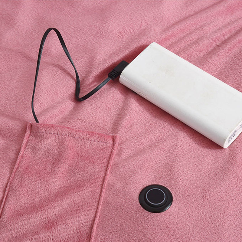 Portable USB Heating Blanket with Adjustable Heat Settings