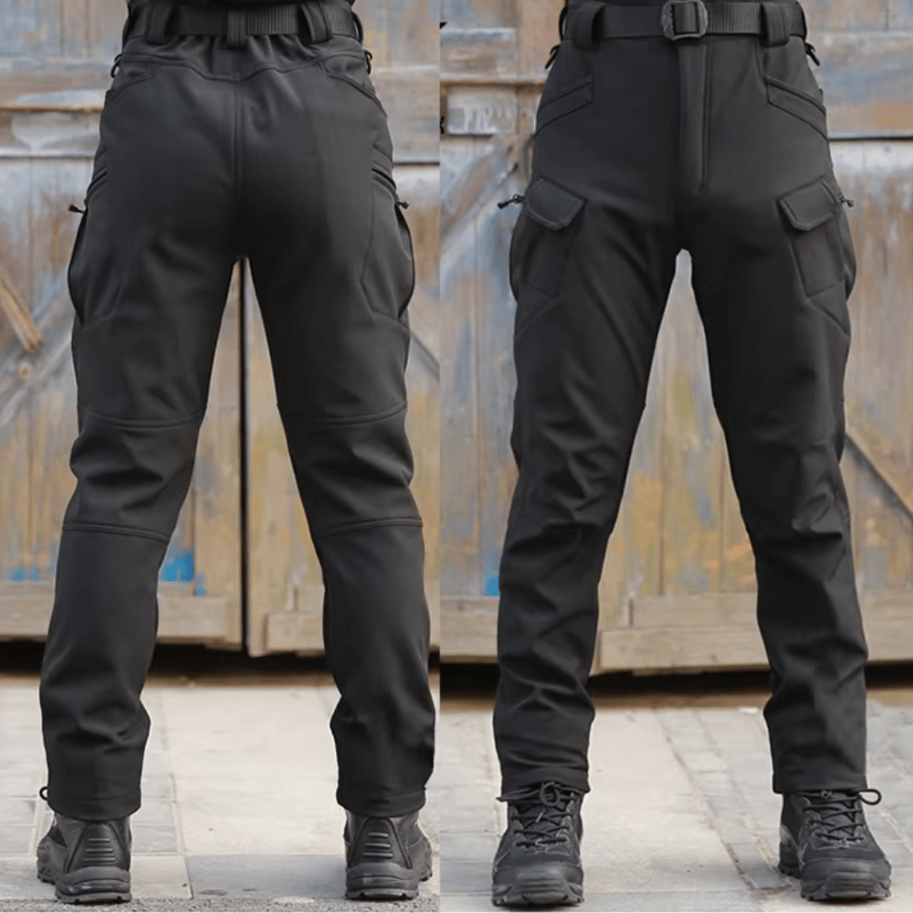 Waterproof Fleece-Lined Outdoor Trousers for Cold Weather