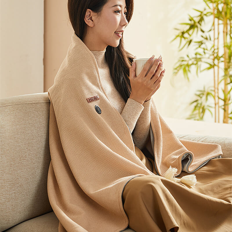 Washable USB Electric Heating Blanket with Adjustable Temperature