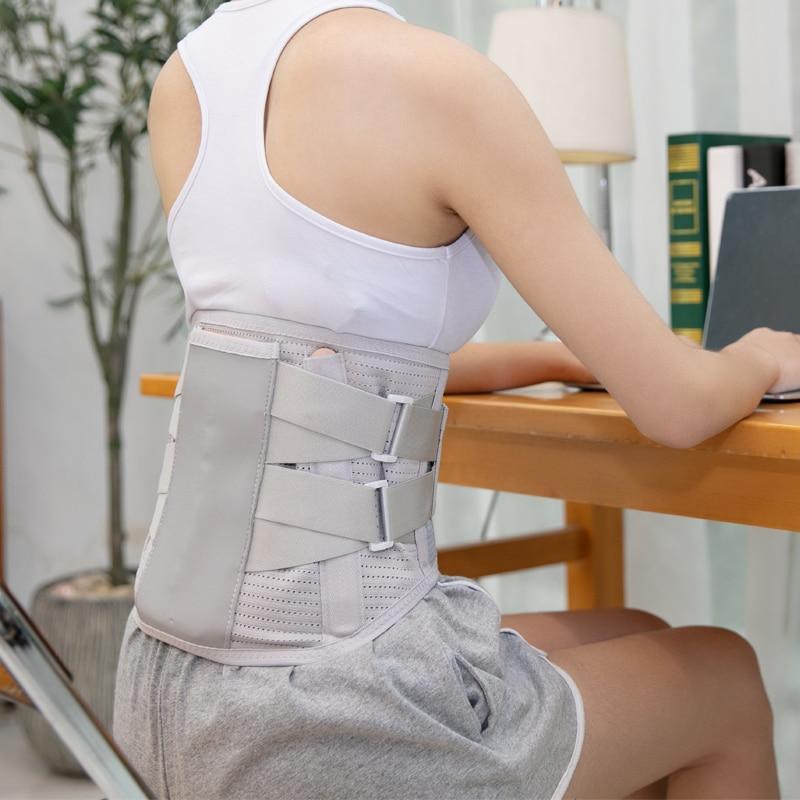 Warm Compress Lumbar Support Belt with Adjustable Straps