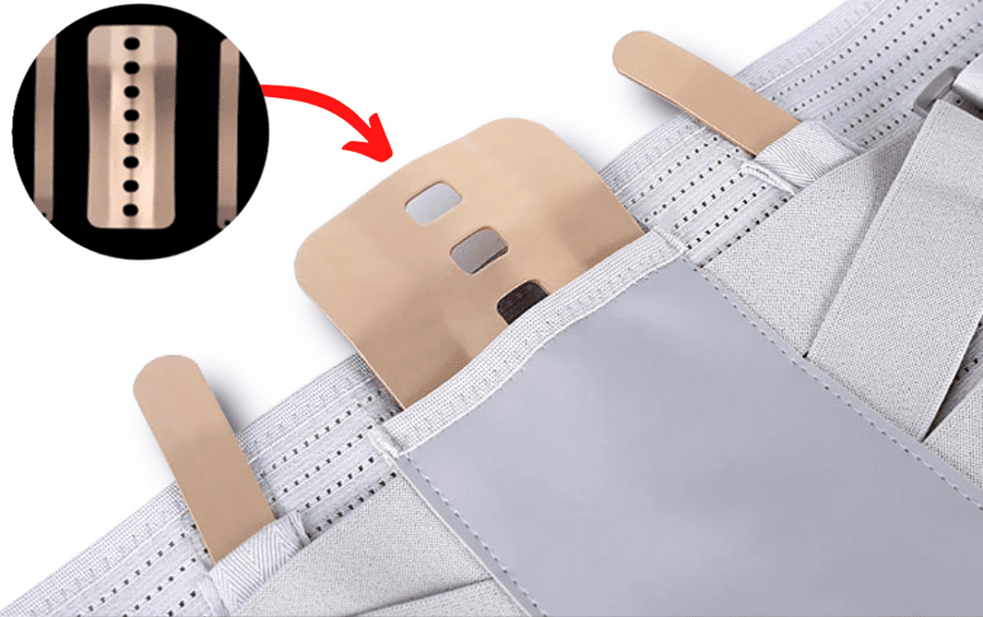 Warm Compress Lumbar Support Belt with Adjustable Straps