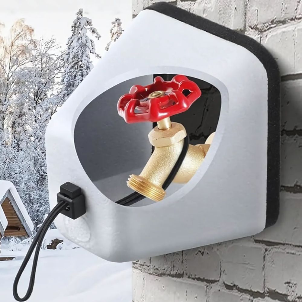 Outdoor Faucet Cover for Winter Insulation and Frost Protection