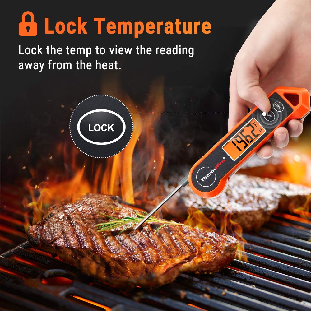 Digital Waterproof Meat Thermometer with Motion Sensor