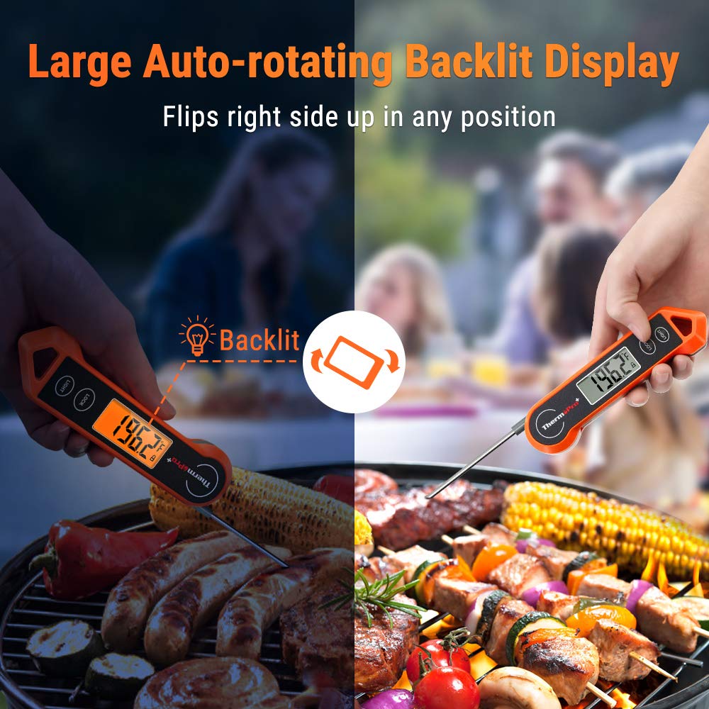 Digital Waterproof Meat Thermometer with Motion Sensor