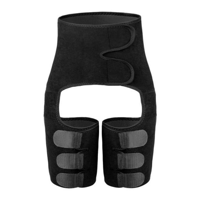 High-Waisted Adjustable Thigh Shaper with Waist Support
