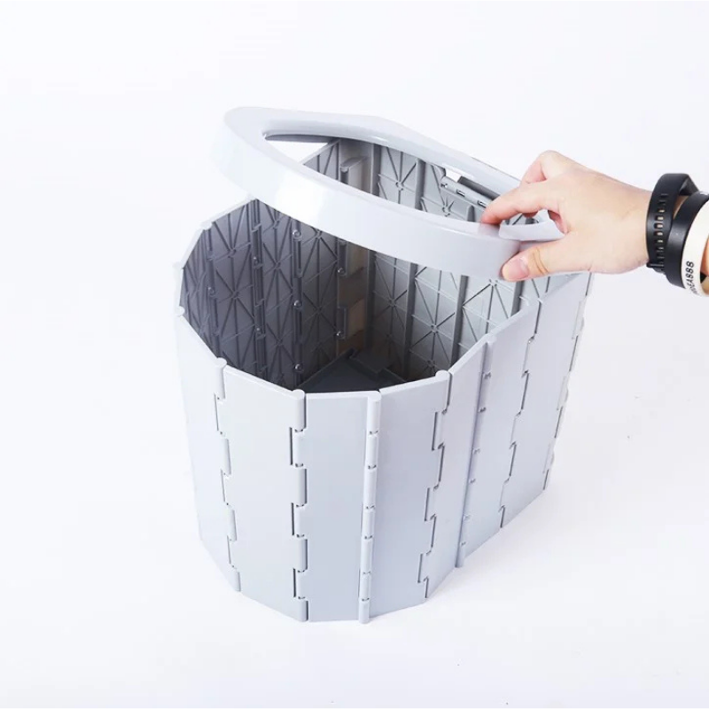 Collapsible Portable Outdoor Toilet for Camping and Travel