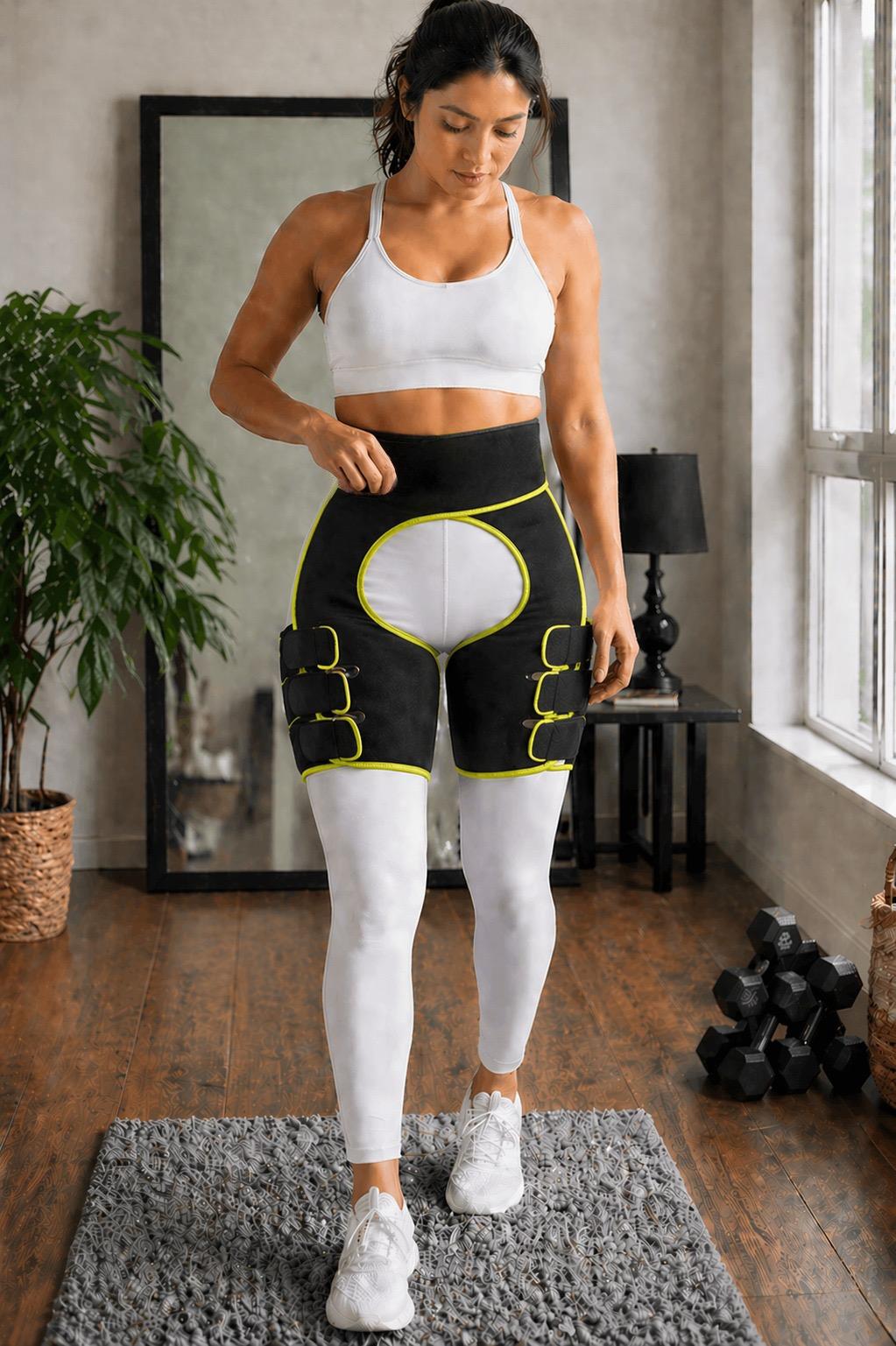 Adjustable Abdominal Binder with Thigh Support Bands