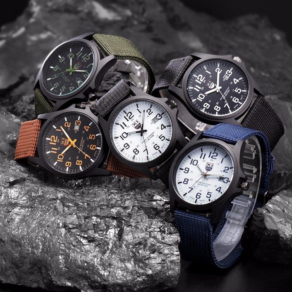 Durable Military-Inspired Silicone Wristwatch