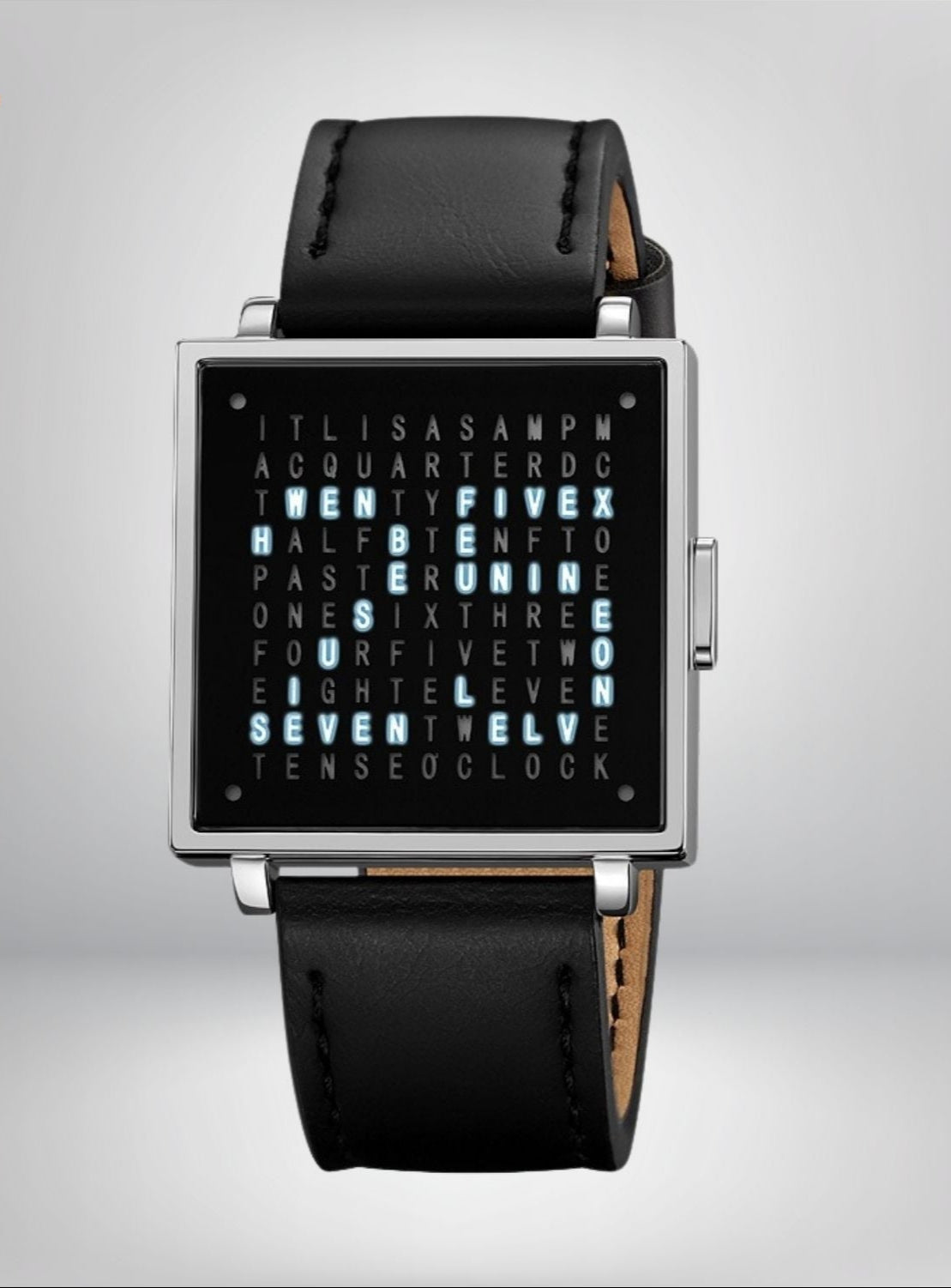 Waterproof Square Watch with Unique Light Display