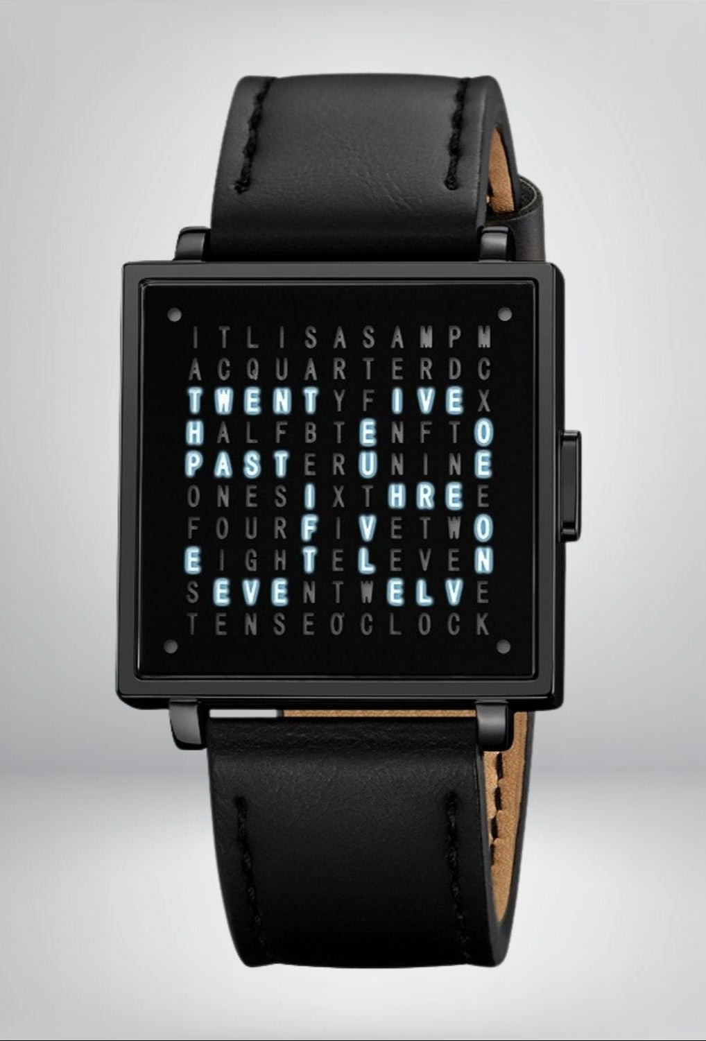 Waterproof Square Watch with Unique Light Display