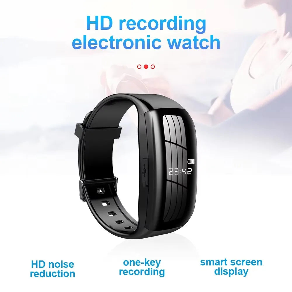 Compact 1080P Watch Camera with Audio and Photo Recording