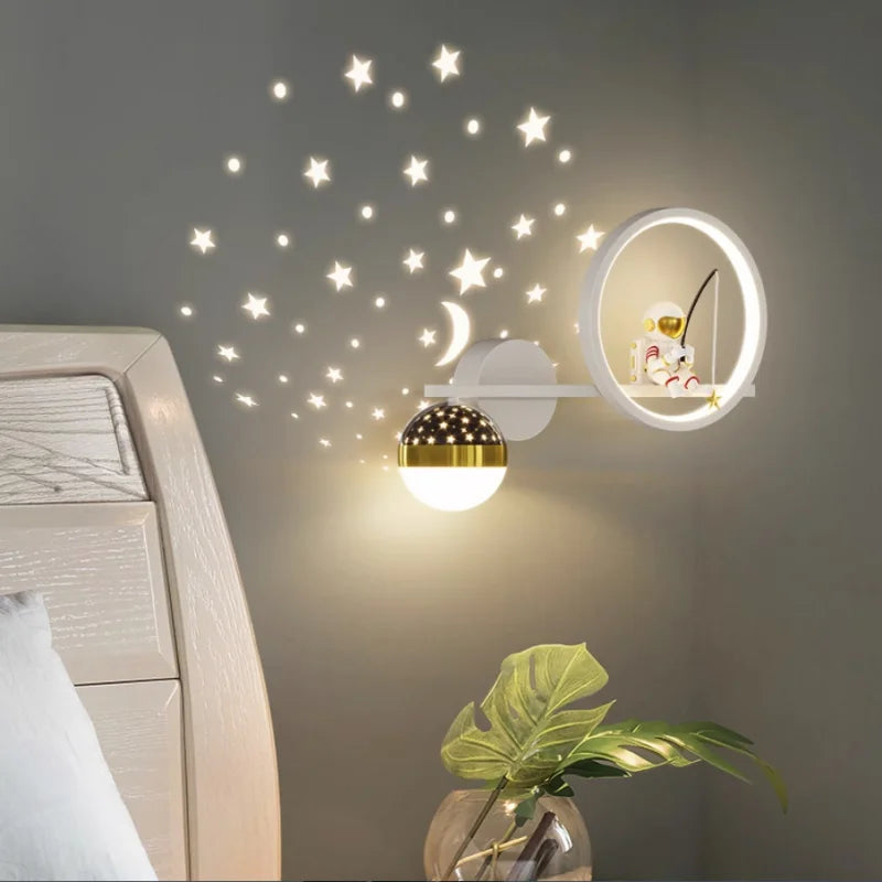 Modern Children's Wall Lamp with Soothing Warm Light