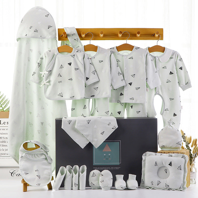 Newborn Gift Box Starter Pack with Essentials in Seasonal Colors