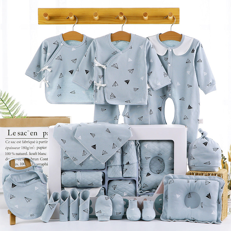 Newborn Gift Box Starter Pack with Essentials in Seasonal Colors