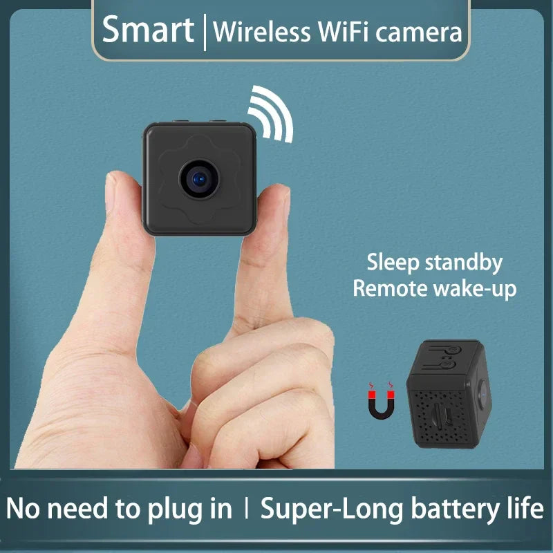 Portable Wi-Fi Security Camera with Night Vision and Live Streaming