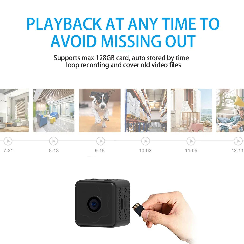 Portable Wi-Fi Security Camera with Night Vision and Live Streaming