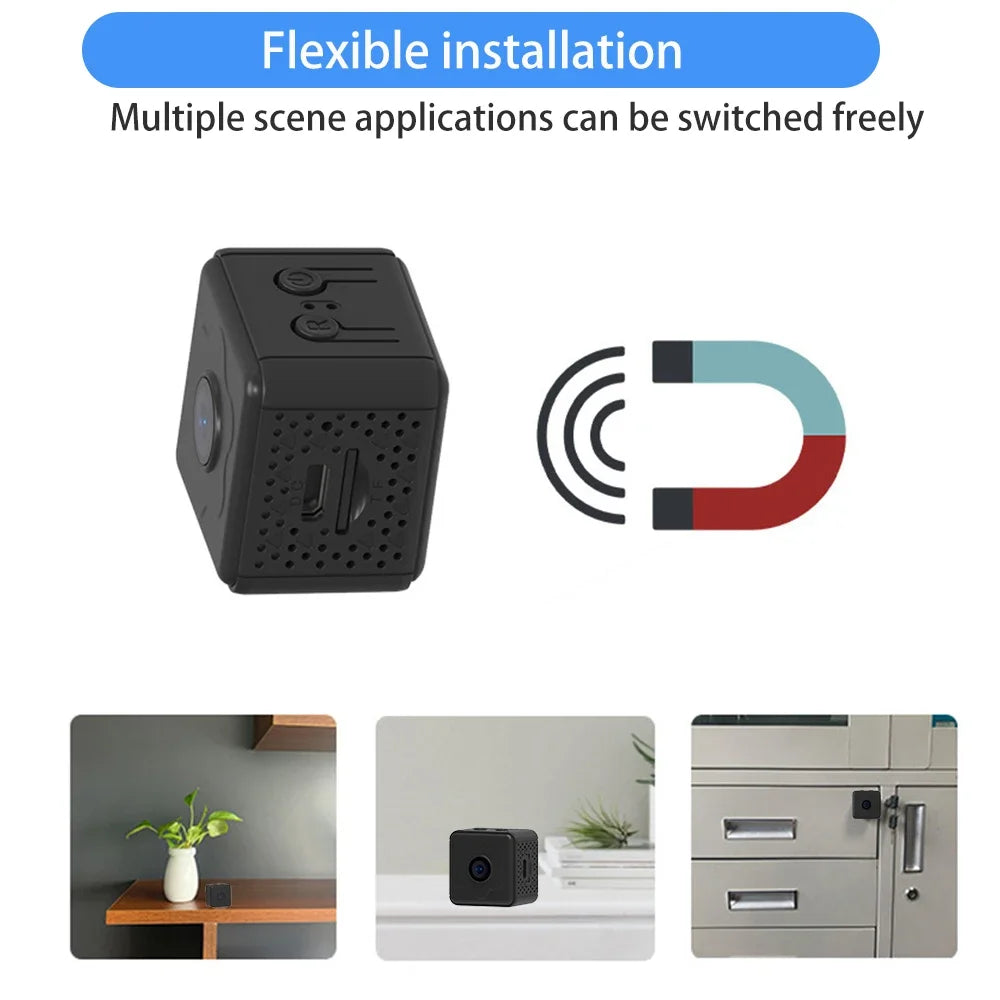 Portable Wi-Fi Security Camera with Night Vision and Live Streaming