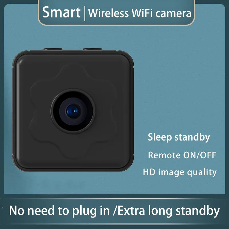 Portable Wi-Fi Security Camera with Night Vision and Live Streaming