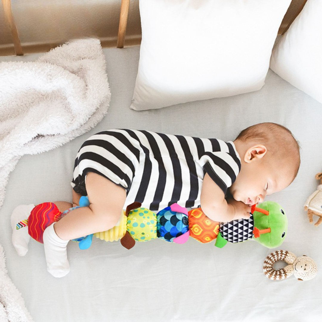 Multisensory Baby Toy with Calming Sounds and Textures