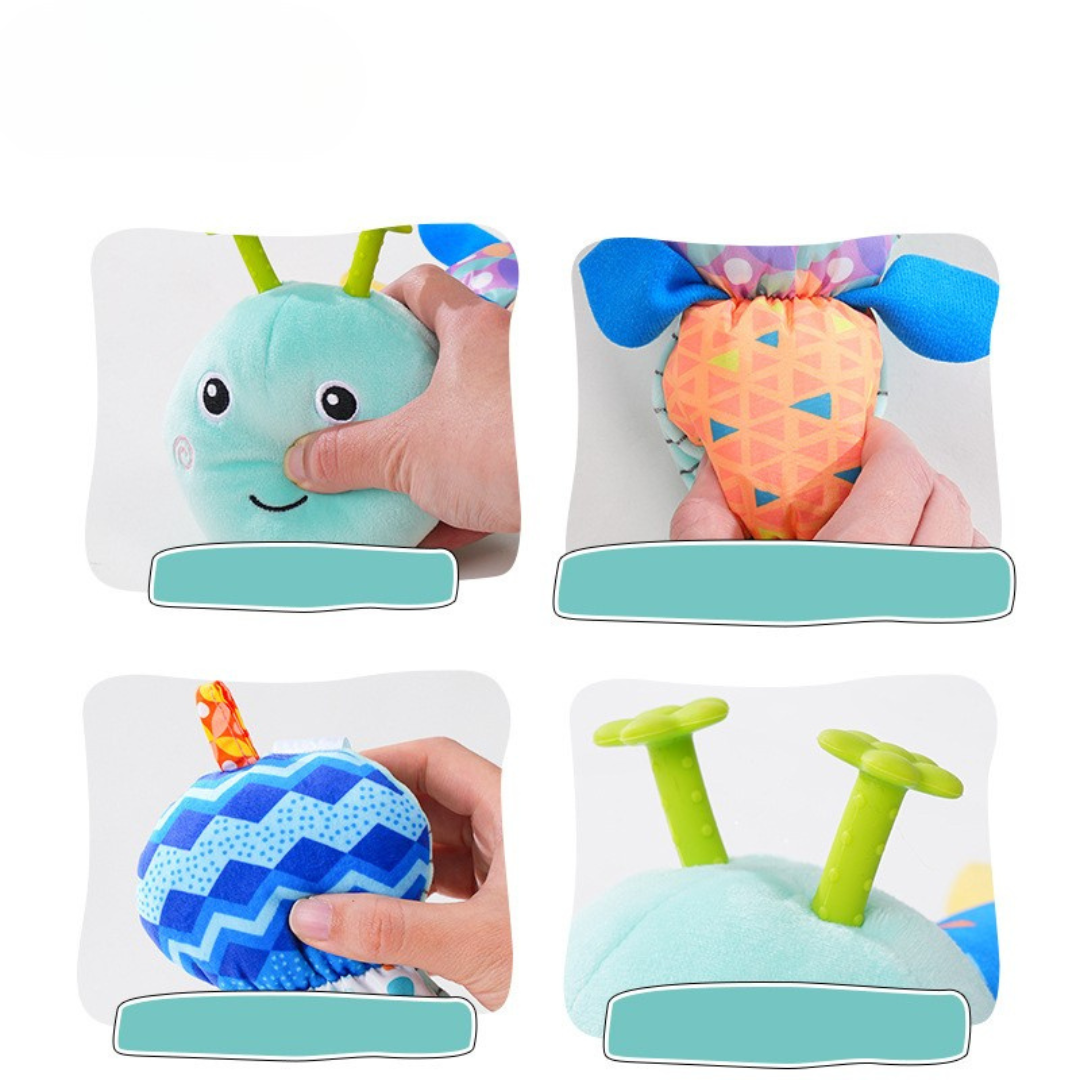 Multisensory Baby Toy with Calming Sounds and Textures
