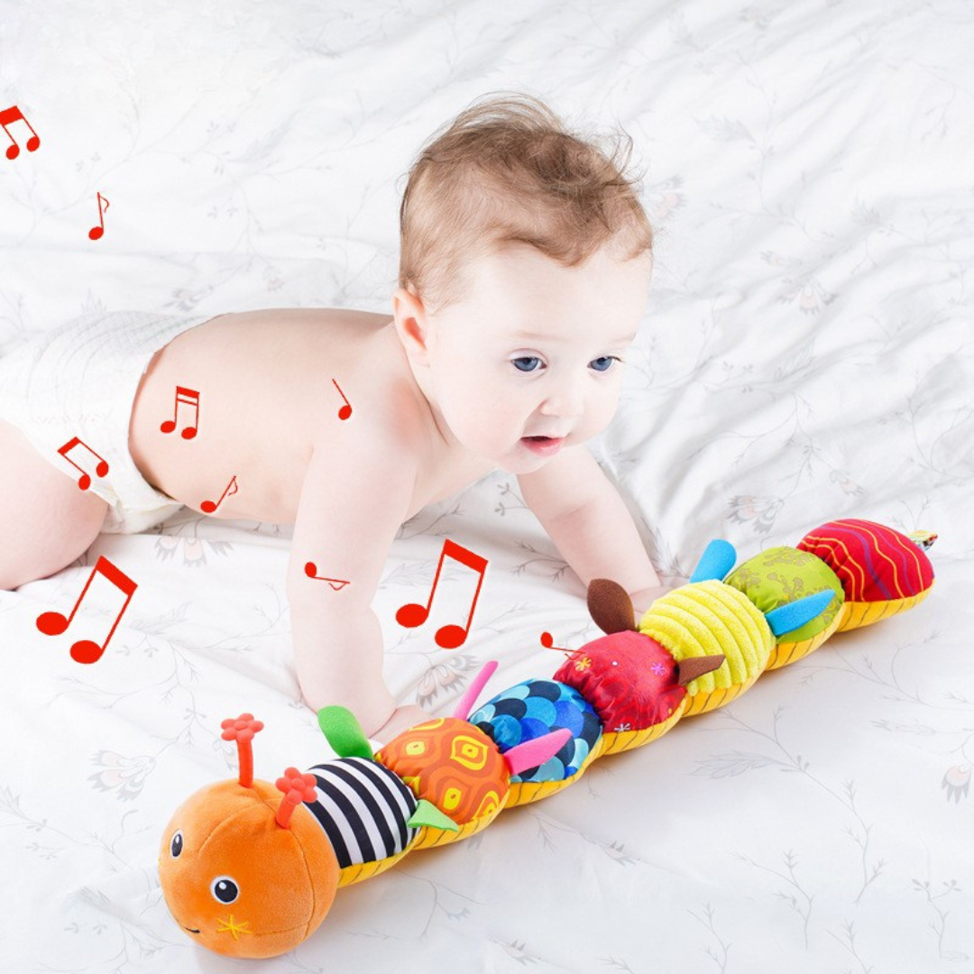 Multisensory Baby Toy with Calming Sounds and Textures