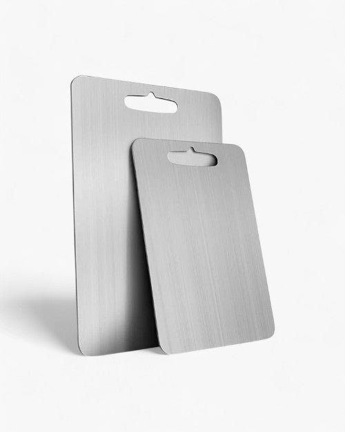 Titanium-Finished Aluminum Cutting Board - Hygienic and Durable